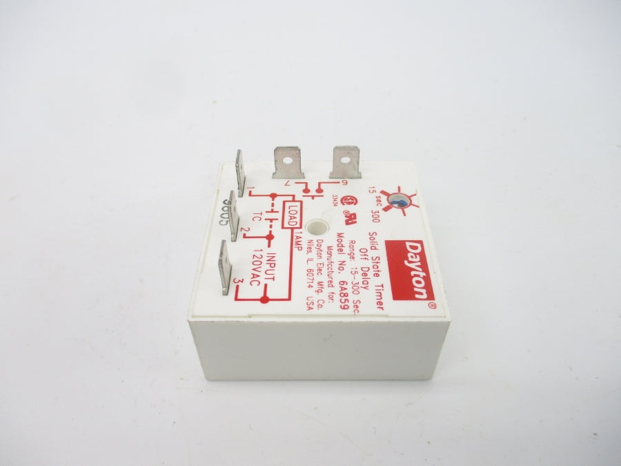 DAYTON 6A859 120VAC 1A 15-300S NSMP