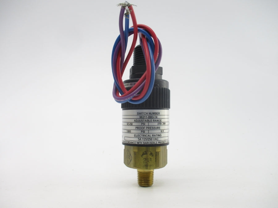 BARKSDALE 96211-BB3-T4 125/250VAC 5A 8.5-50PSI NSMP