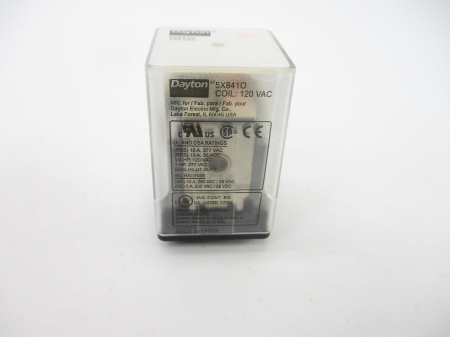 DAYTON 5X841O 120VAC 10A NSMP