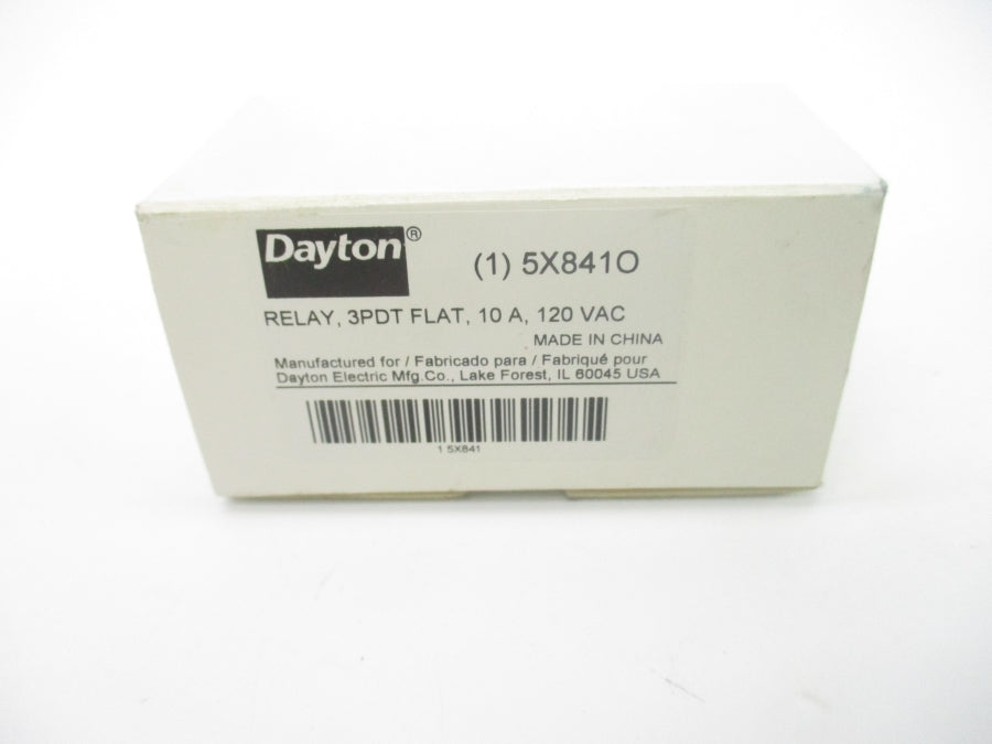 DAYTON 5X841O 120VAC 10A NSMP