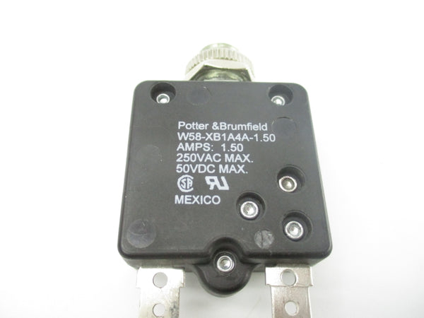 POTTER & BRUMFIELD W58-XB1A4A-1.50 250VAC 1.50A UNMP
