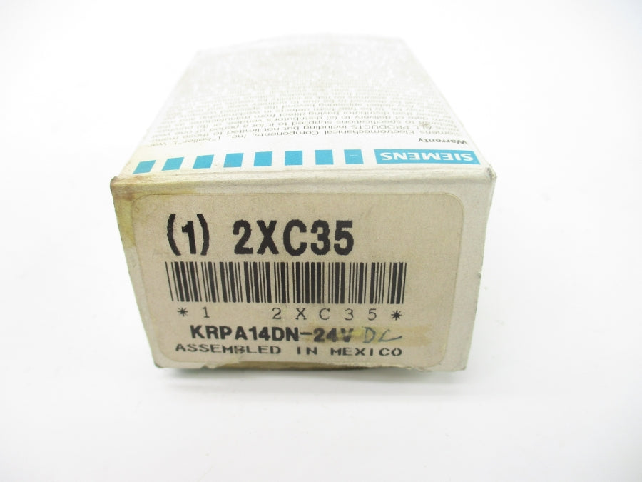 SIEMENS KRPA14DN-24V 2XC35 24VDC 10A NSMP