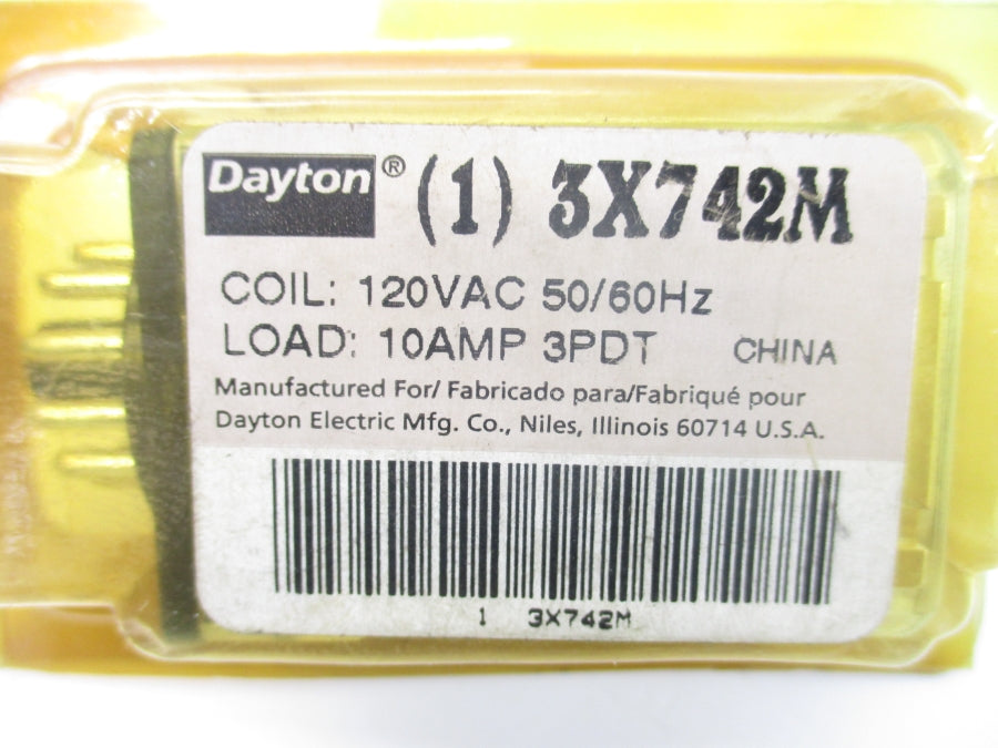DAYTON 3X742M 120VAC 10A NSMP