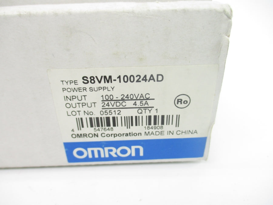 OMRON S8VM-10024AD 100-240VAC NSMP