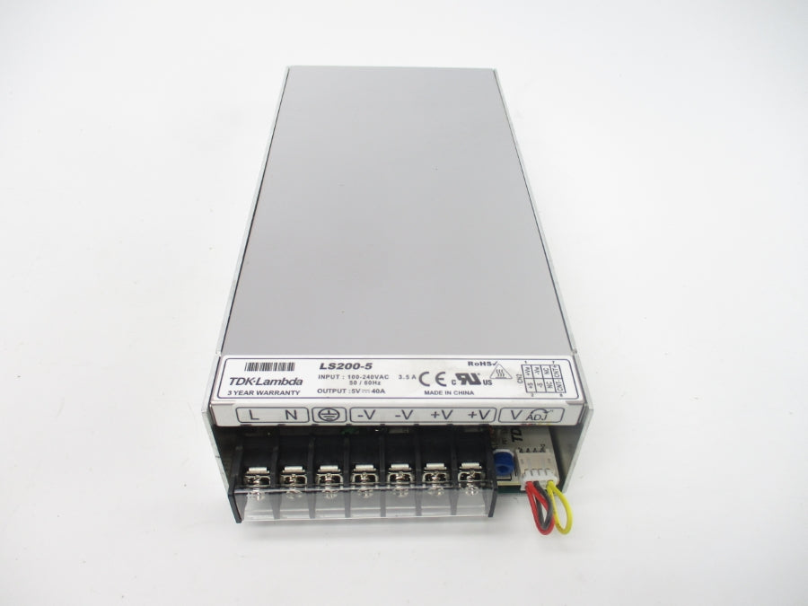 TDK-LAMBDA LS200-5 100-240VAC 3.5A NSMP