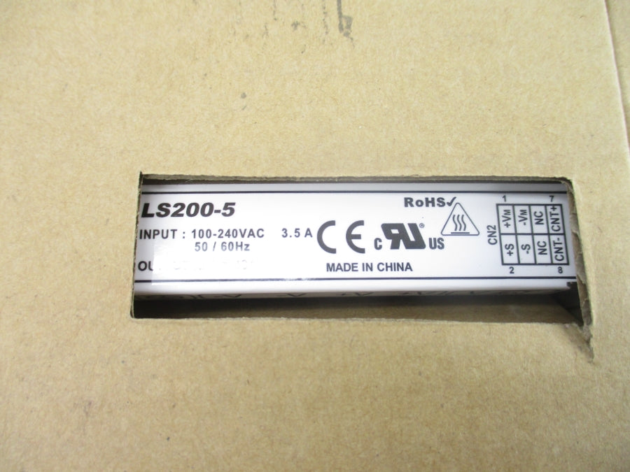 TDK-LAMBDA LS200-5 100-240VAC 3.5A NSMP