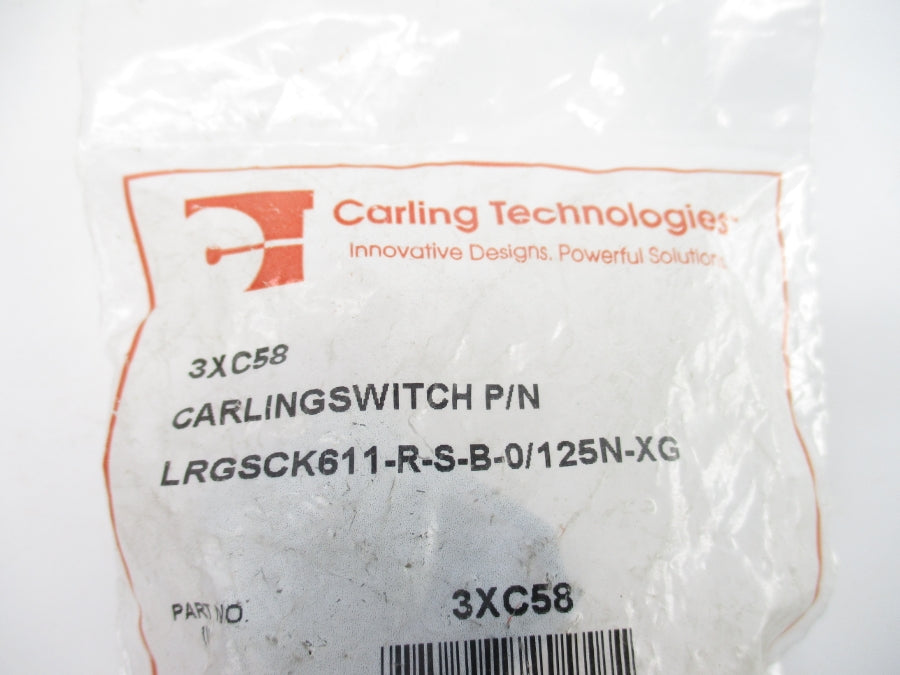CARLING TECHNOLOGIES 3XC58 LRGSCK611-R-S-B-0/125N-XG NSMP