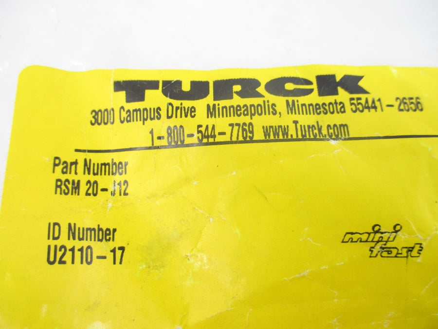 TURCK RSM20-J12 U2110-17 NSMP