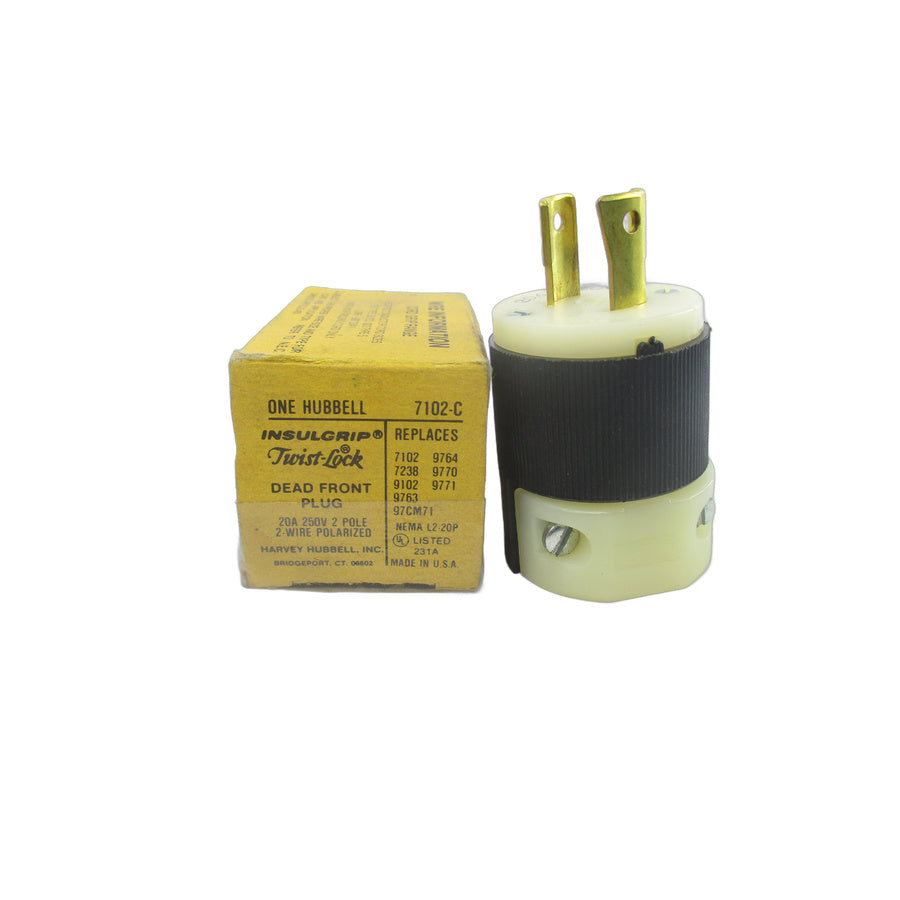 HUBBELL 7102-C 250V 20A NSMP