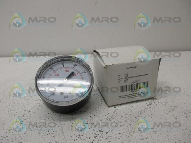 GRAINGER 4FME6 PRESSURE GAUGE NSMP