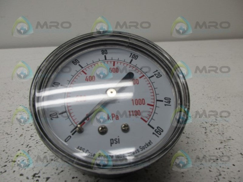 GRAINGER 4FME6 PRESSURE GAUGE NSMP