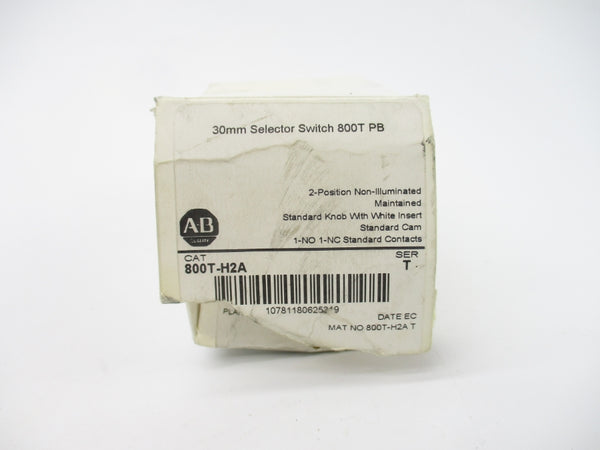 ALLEN BRADLEY 800T-H2A SER. T (AS PICTURED4) (WH) NSMP