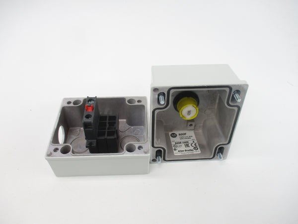 ALLEN BRADLEY 800F-1MM1 SER. A (BR/WH) NSMP