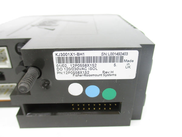 FISHER-ROSEMOUNT 12P0558X152 KJ3001X1-BH1 120/230VAC REV. H NSNP