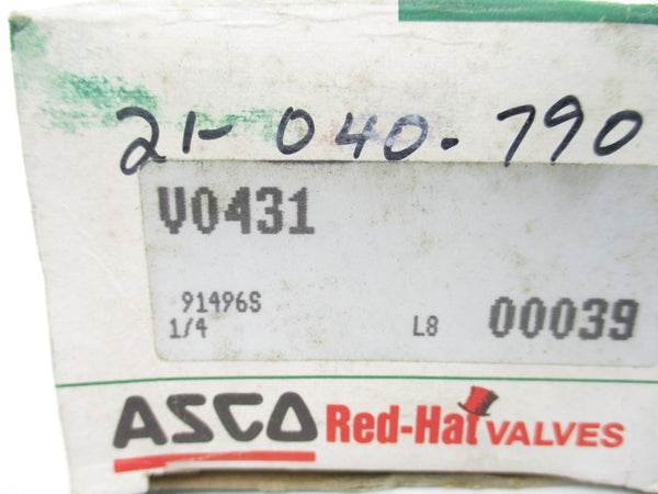 ASCO V0431 1/4" NSMP