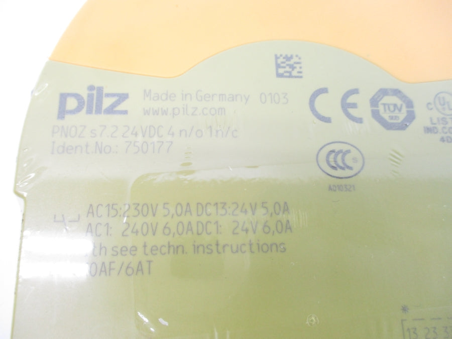 PILZ PNOZS7.224VDC4N/O1N/C 750177 230V 5.0A NSMP