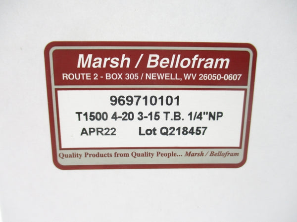 MARSH/BELLOFRAM 969710101 18-120PSI NSMP