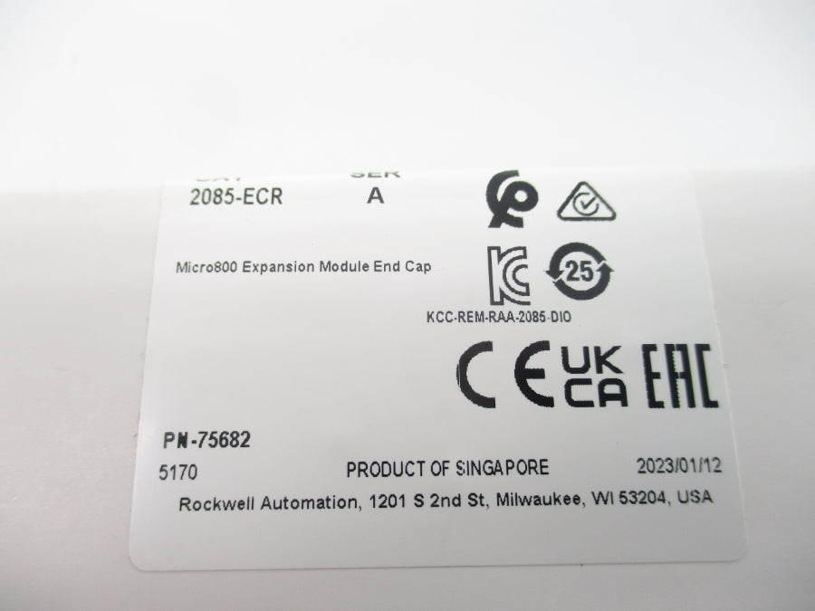 ALLEN BRADLEY 2085-ECR SER. A DATE: 2023 NSFS