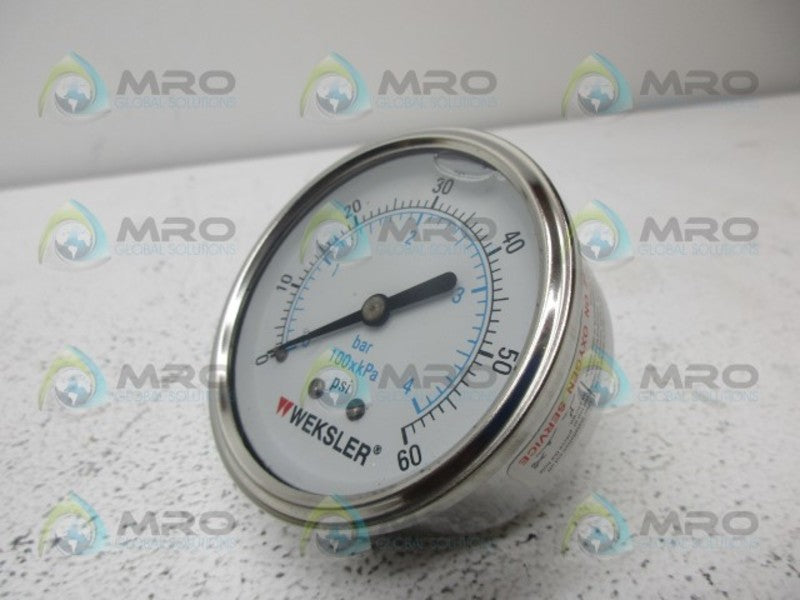 WEKSLER BY12YPE4CW PRESSURE GAUGE NSMP