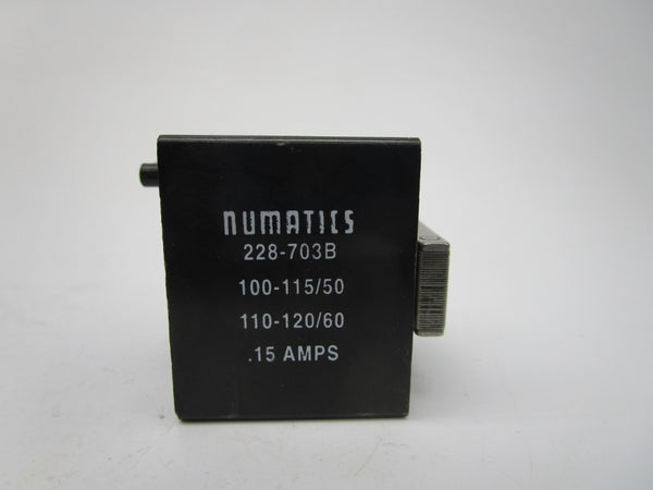 NUMATICS 228-703B 100-115/110-120V .15A (AS PICTURED) NSNP