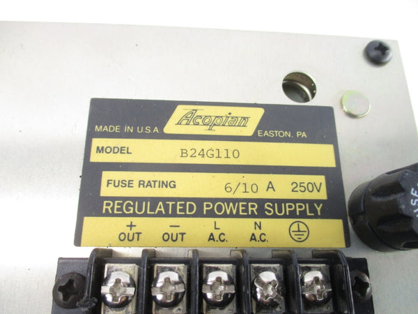 ACOPIAN B24G110 250V 6/10A NSNP
