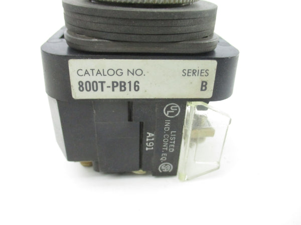 ALLEN BRADLEY 800T-PB16 SER. B 120V NSNP