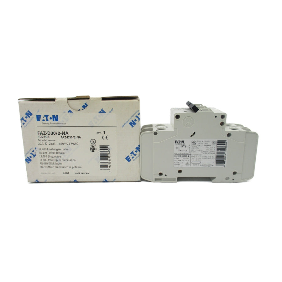 EATON FAZ-D30/2-NA 102193 277VAC 30A NSMP