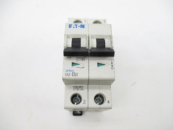 EATON FAZ-C5/2 278753 120VDC 5A NSMP