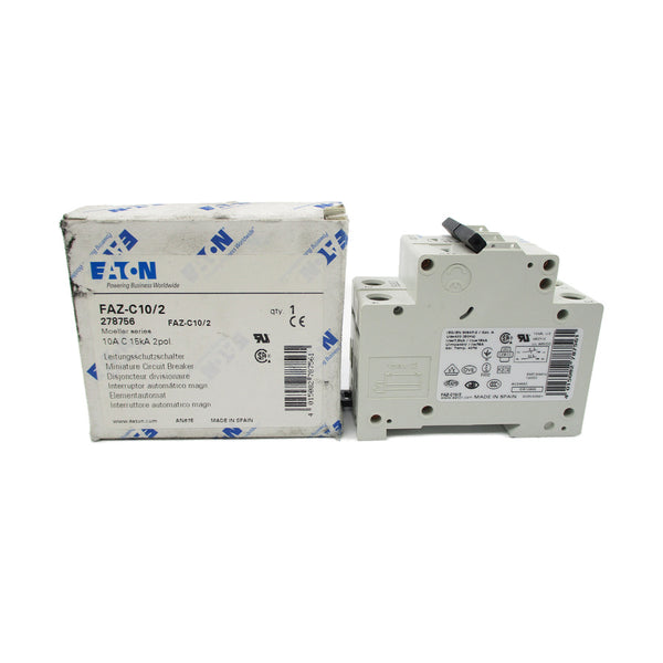 EATON FAZ-C10/2 278756 400/415V 10A NSMP