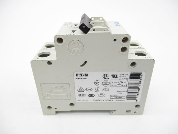EATON FAZ-C15/2 278759 400/415V 15A NSMP