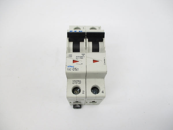 EATON FAZ-C15/2 278759 400/415V 15A NSMP