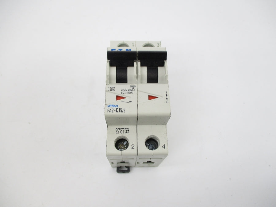 EATON FAZ-C15/2 278759 400/415V 15A NSMP