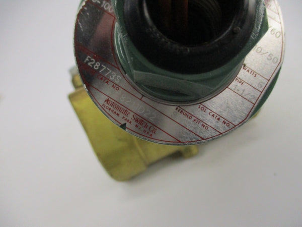 ASCO 8211D22 110/120V 5-125PSI 1-1/2" NSNP