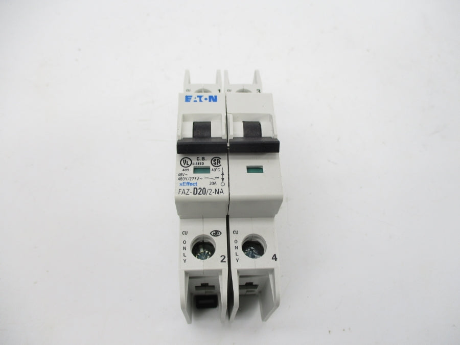 EATON FAZ-D20/2-NA 102191 277VAC 20A NSMP