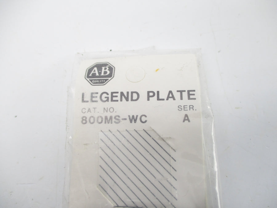 ALLEN BRADLEY 800MS-WC SER. A NSMP