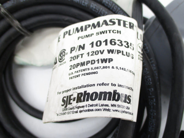 SJE RHOMBUS 1016335 120V NSNP