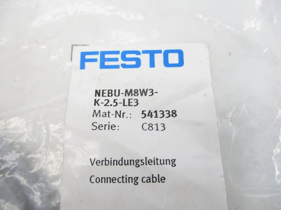 FESTO NEBU-M8W3-K-2.5-LE3 541338 NSMP