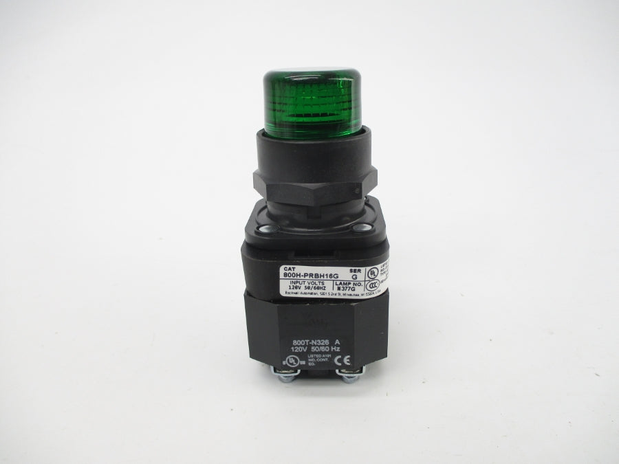 ALLEN BRADLEY 800H-PRBH16G SER. G 120VAC (WH) NSMP