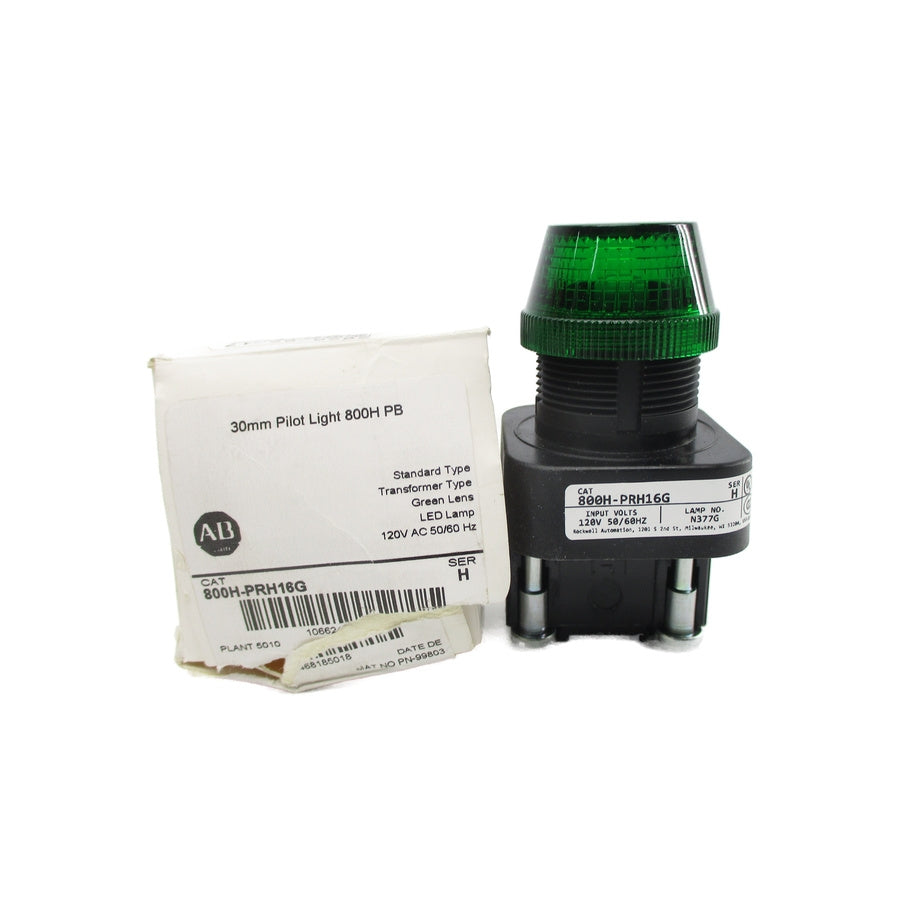 ALLEN BRADLEY 800H-PRH16G SER. H 120VAC (WH) NSMP