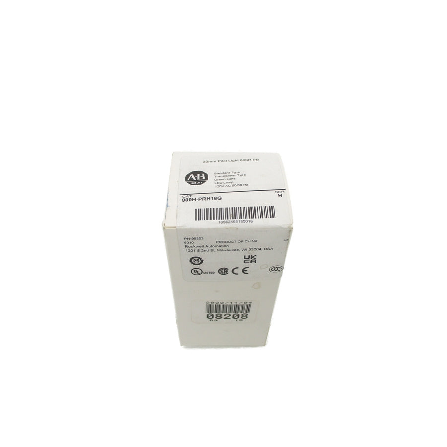 ALLEN BRADLEY 800H-PRH16G SER. H 120VAC (WH) NSFS