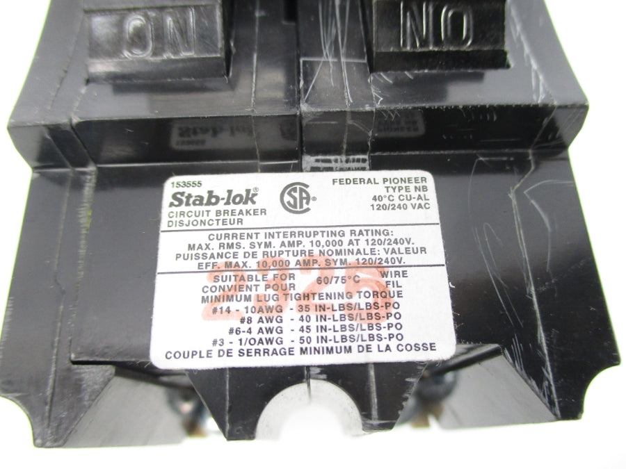 STAB-LOK NB215 120/240VAC 15A (BLACK) NSNP