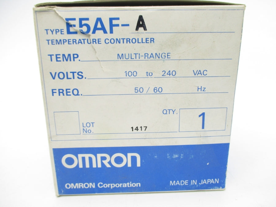 OMRON E5AF-A 100-240VAC NSMP