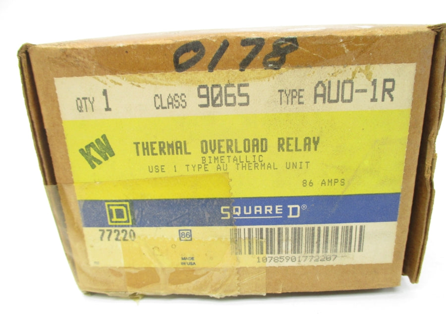 SQUARE D 9065AUO-1R 600VAC/DC 86A NSMP