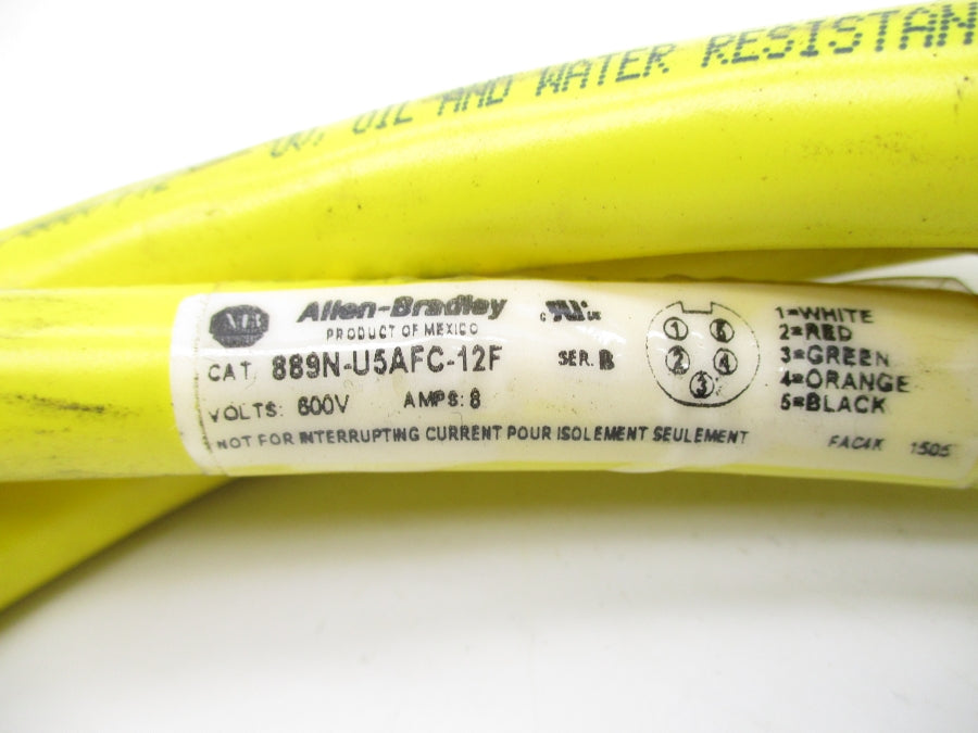 ALLEN BRADLEY 889N-U5AFC-12F SER. B 600V 8A NSNP