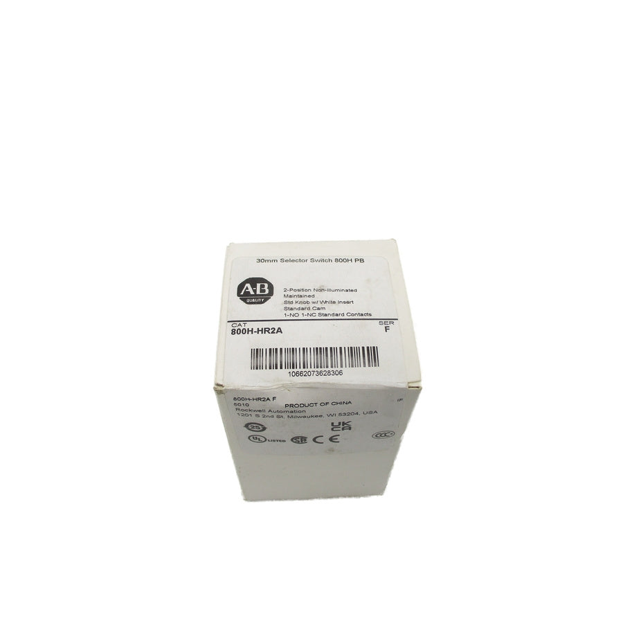ALLEN BRADLEY 800H-HR2A SER. F (WH) NSFS