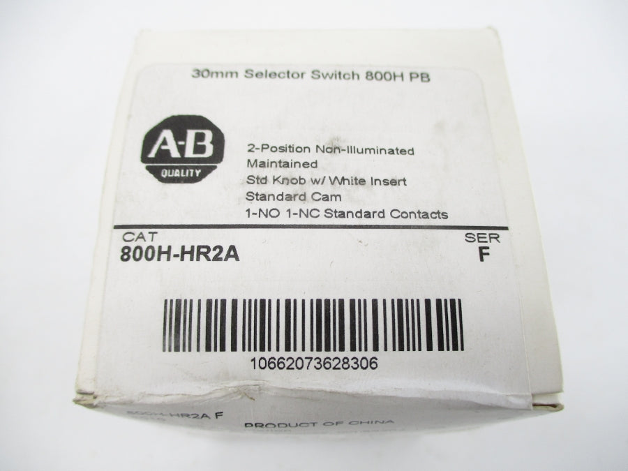 ALLEN BRADLEY 800H-HR2A SER. F (WH) NSFS