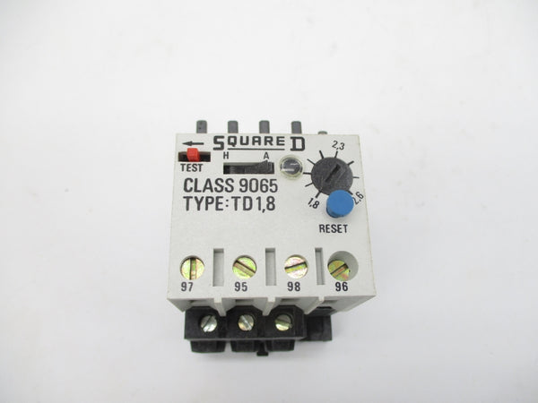 SQUARE D 9065TD1.8 SER. A 660V 1.8-2.6A NSMP