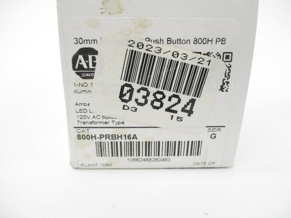 INDUSTRIAL SPARE PART 800H-PRBH16A SER. G 120VAC (WH) NSMP
