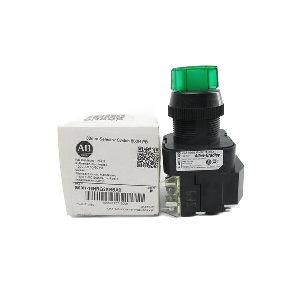 INDUSTRIAL SPARE PART 800H-16HRG2KB6AX SER. F 120VAC (WH) NSMP