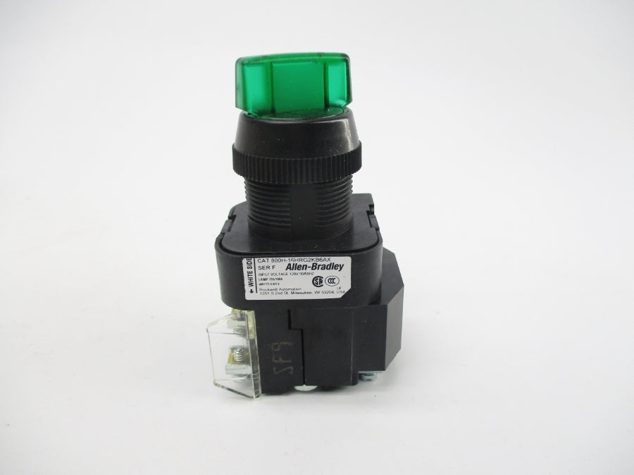 ALLEN BRADLEY 800H-16HRG2KB6AX SER. F 120VAC (WH) NSMP